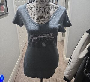 Huk Gray Fitted Short Sleeve T-Shirt